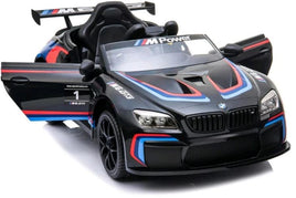 BMW M6 GT3 12v kids ride on car - Black