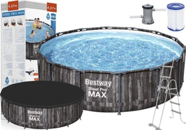 Bestway 14ft Steel PRO Max Large Swimming Pool 5614z (427x107cm)