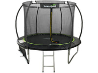 LEAN Sport Max 14ft Trampoline with ladder - Green/Black