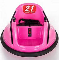 12v ride on 360 spin waltzer with remote - pink