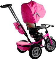 Tricycle 3 in 1 Bike/Stroller with Rubber wheels - Pink