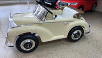 LICENSED Mercedes classic 300s 12v kids ride on car - Beige