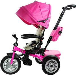 Tricycle 3 in 1 Bike/Stroller with Rubber wheels - Pink