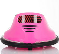 12v ride on 360 spin waltzer with remote - pink