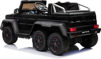 Mercedes G WAGON G63 6x6 Parent ride on car Mp4 - Black