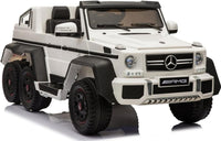 Mercedes G WAGON G63 6x6 Parent ride on car Mp4 - White