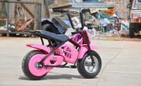 PINK 250W 24V KIDS ELECTRIC MINI MOTO DIRT BIKE