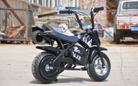 BLACK 250W 24V KIDS ELECTRIC MINI MOTO DIRT BIKE