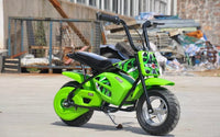 GREEN 250W 24V KIDS ELECTRIC MINI MOTO DIRT BIKE