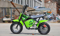 GREEN 250W 24V KIDS ELECTRIC MINI MOTO DIRT BIKE