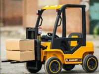 Kids ride on Forklift mp4 - Yellow