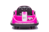 New 2022 Electric 12v bumper kart with remote - Pink