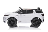 Licensed land rover 12v Discovery New 2022 kids ride on car - White