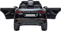 Licensed Range Rover 12v evoque kids car - Black