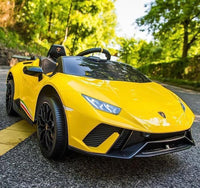 Lamborghini Huracan 4WD 12v ride on car - Yellow