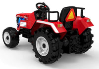 XL Large 12v kids ride on tractor - Red