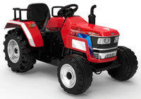 XL Large 12v kids ride on tractor - Red