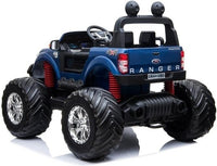 Ford monster truck 24v 4wd mp4 kids ride on car - Blue