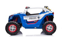 New 24v XB kids 4WD Police ride on buggy - Blue