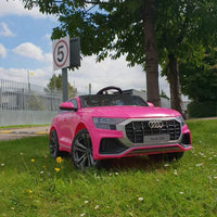 Audi Q8 12v Kids ride on car 2020 model - Pink mp4