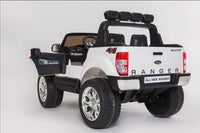 Ford Ranger 24v 4wd Kids ride on car - white