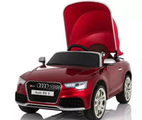 Audi RS5 12v Kids ride on car - Metallic Red