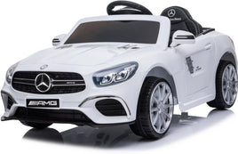 12v licensed mercedes sl63 amg kids ride on car - White