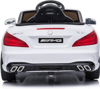 12v licensed mercedes sl63 amg kids ride on car - White