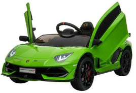 Licensed Lamborghini SVJ 12v ride on car - Green