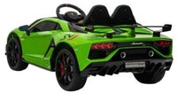 Licensed Lamborghini SVJ 12v ride on car - Green