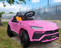 Licensed 12v Lamborghini Urus Kids Ride on Car - Pink