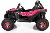 UTV MX 24v 4wd Mp4 kids ride on buggy - Pink