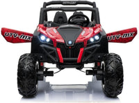 UTV MX 24v 4wd Mp4 kids ride on buggy - Spider Red