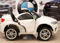 LICENSED BMW X6M 12V KIDS RIDE ON CAR - White