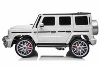 MERCEDES G WAGON G63 XL 24V 4WD 2 SEATER RIDE ON CAR - White